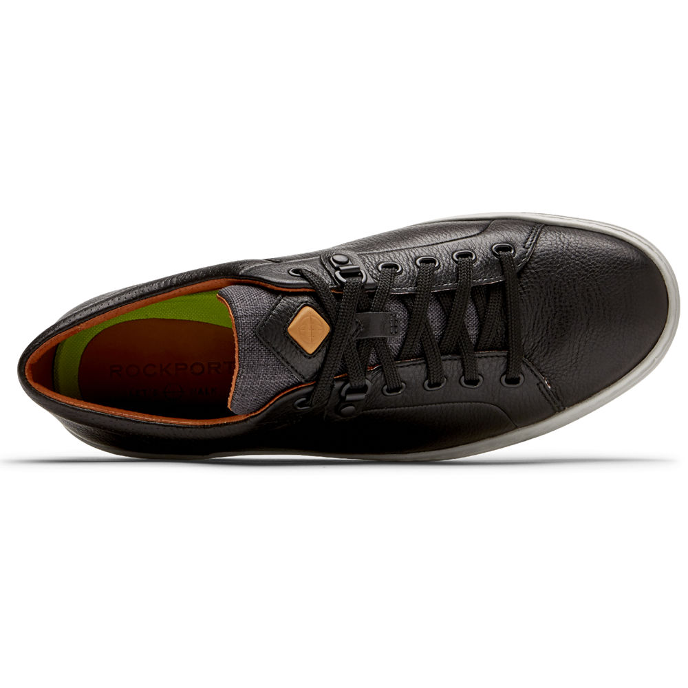 Tenis Rockport Homem Pretas - Lets Walk Cupsole Lace-To-Toe - 60478PUXO